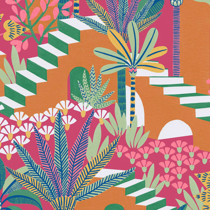 Graham & Brown Vacay Summer Heat Multi Wallpaper (122366)