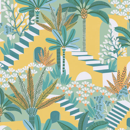 Graham & Brown Vacay Citron Yellow Wallpaper (122367)