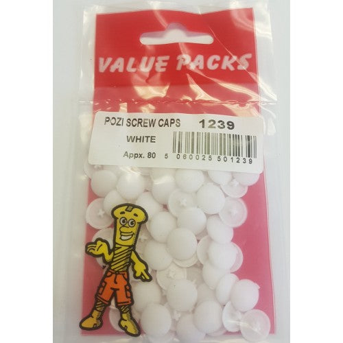 Fast Pak POZI CAPS WHITE