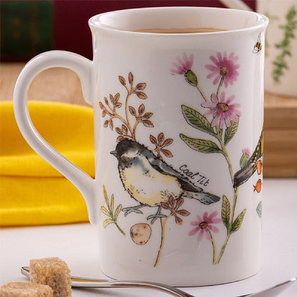 Price & Kensington Garden Birds Honeysuckle Mug 300ml