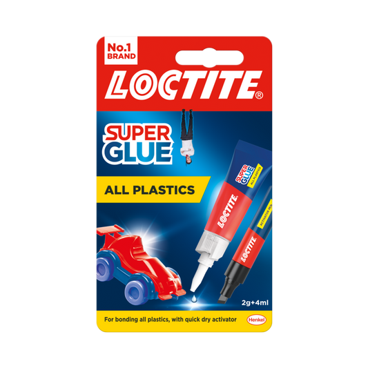 Loctite Super Colle Tous Plastiques 2 g + 4 ml