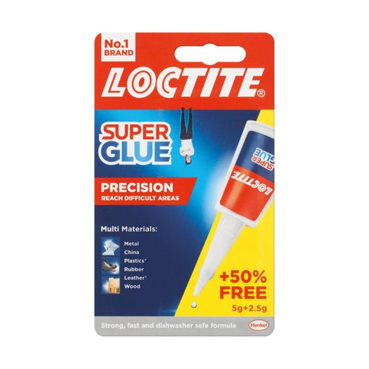 Loctite Super Pegamento Precisión 5g Plus 50% Gratis