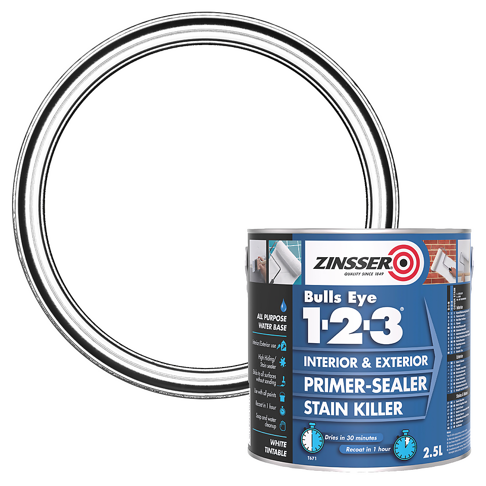 Zinsser Bullseye 1-2-3 Deep Tint Prmr