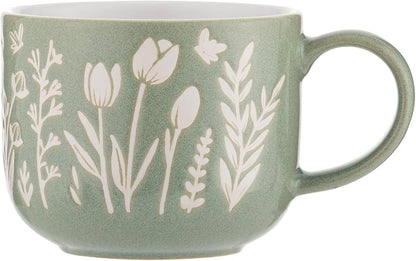 Mason Cash In The Meadow Green Tulip Mug