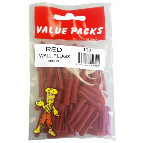 Fast Pak RED WALL PLUGS