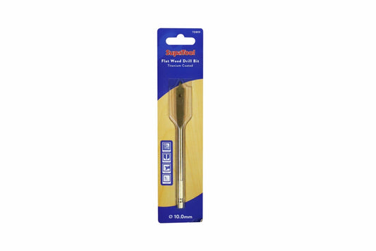 SupaTool Titanium Coated Flat Wood Drill Bits