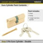 Sterling Europrofile Cylinder Brass Visipacked