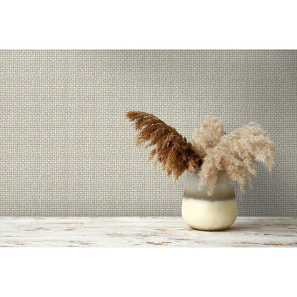 Holden Basket Weave Cream Wallpaper (13580)