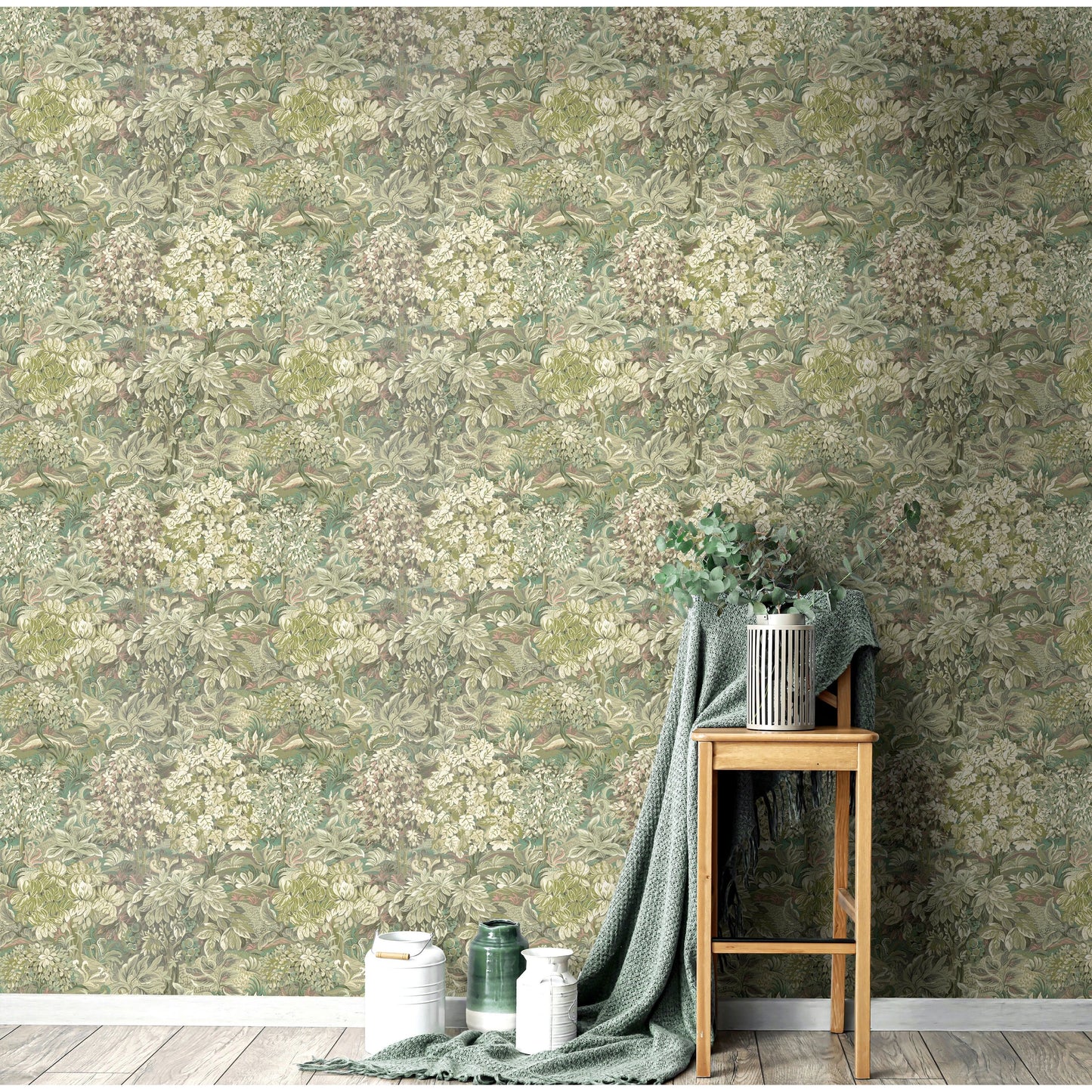 Holden Forest Green Wallpaper (13610)