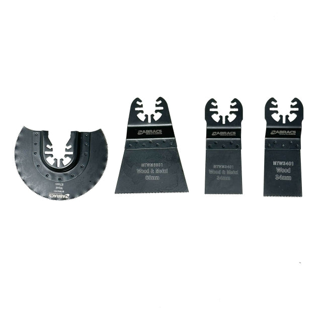 Abracs Multi Tool Wood & Metal Blade Set