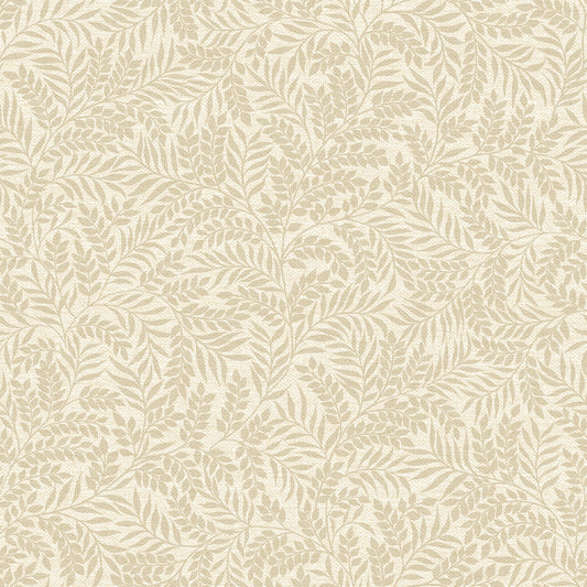 Holden Mini Leaf Beige Wallpaper (13630)