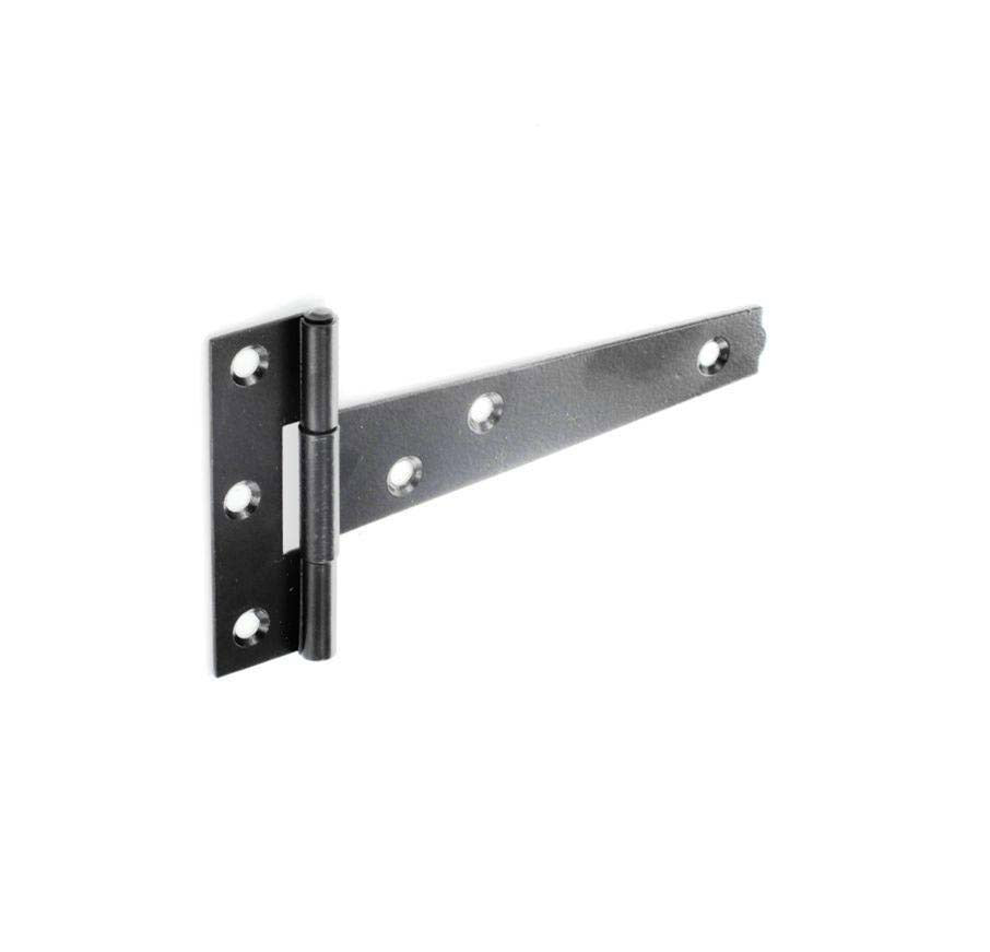 Securit Light  Tee Hinges Black 10 Pairs