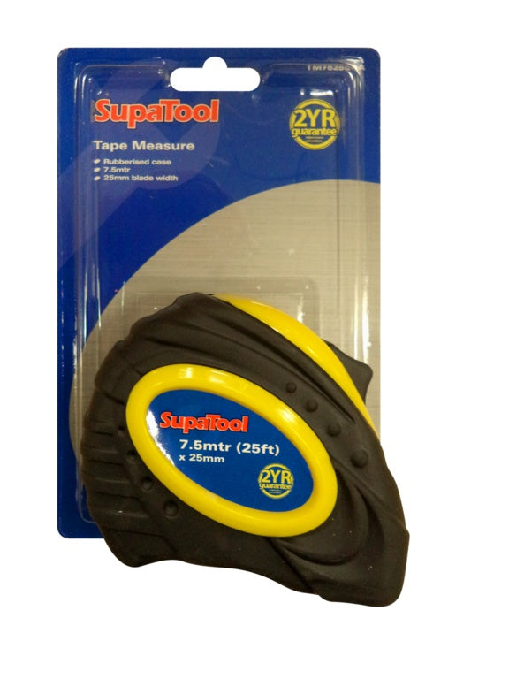 SupaTool Rubberised Tape Measure