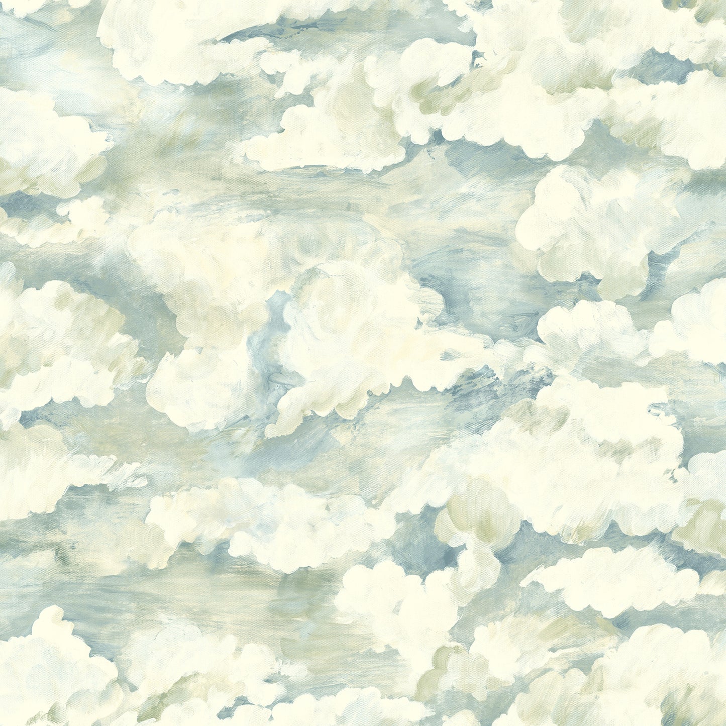 Holden Nature's Symphony Cloudscape Soft Aqua Wallpaper (13711)