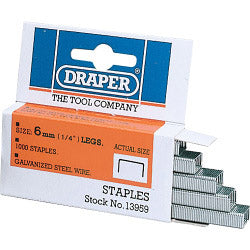 Agrafes Draper (boîte de 1000)
