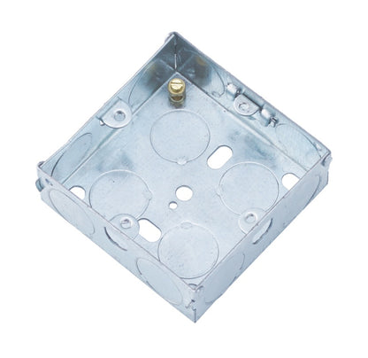 Securlec Metal Back Box 1 Gang