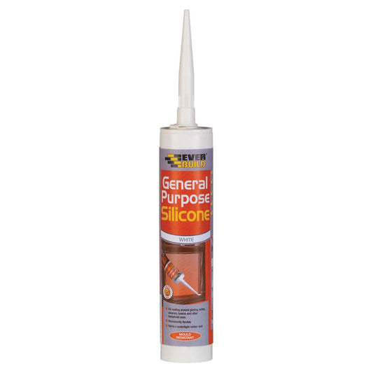 Everbuild General Purpose Silicone C3 White 280ml