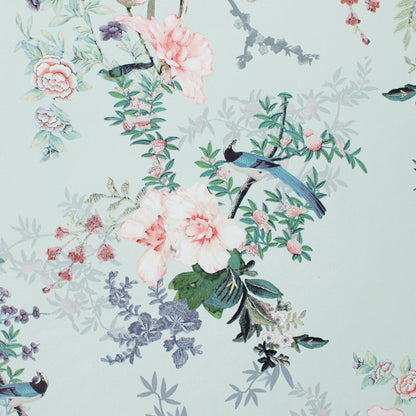 Muriva Lipsy Ophelia Duck Egg Wallpaper (144081)