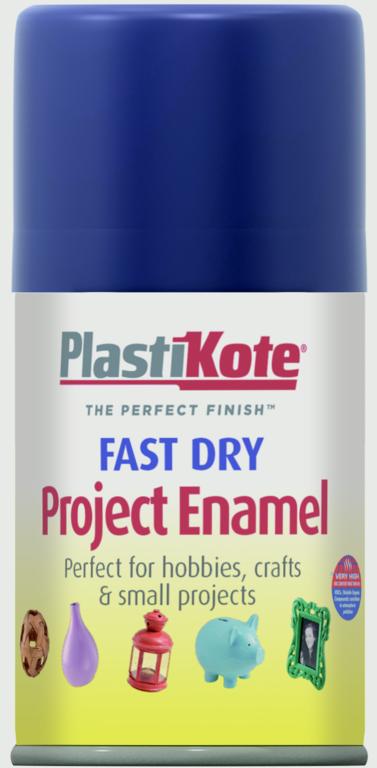 PlastiKote Fast Dry Enamel Aerosol Paint Night Blue - 100ml