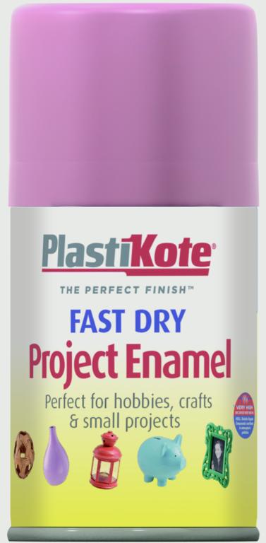 PlastiKote Fast Dry Enamel Aerosol Paint Hot Pink - 100ml