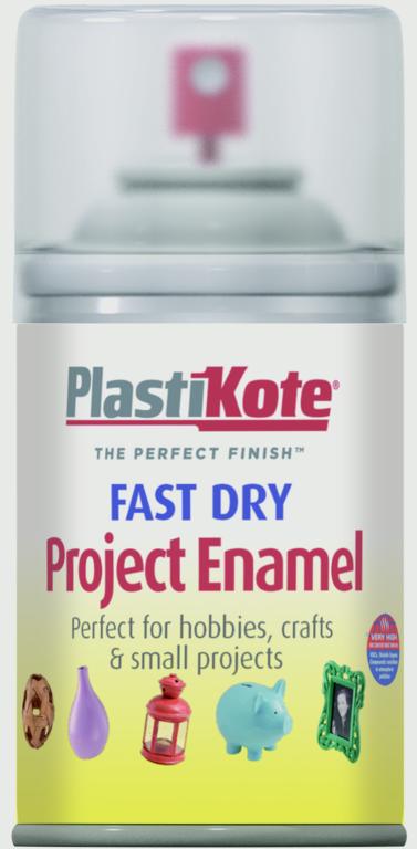 PlastiKote Fast Dry Enamel Aerosol Paint Clear - 100ml