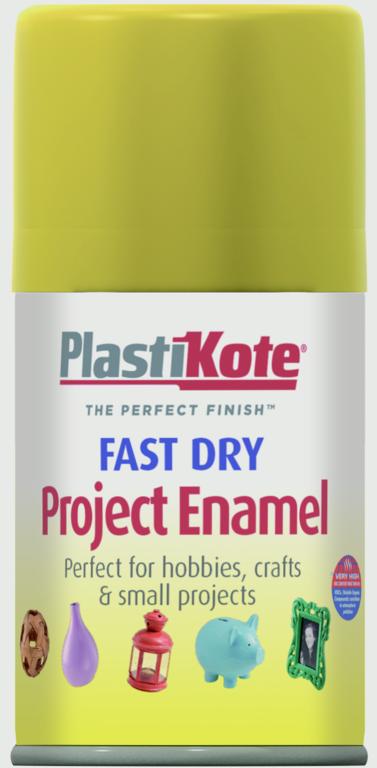 PlastiKote Fast Dry Enamel Aerosol Paint Brass - 100ml