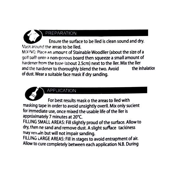 Sadolin Stainable Woodfiller Natural Wood 350ml