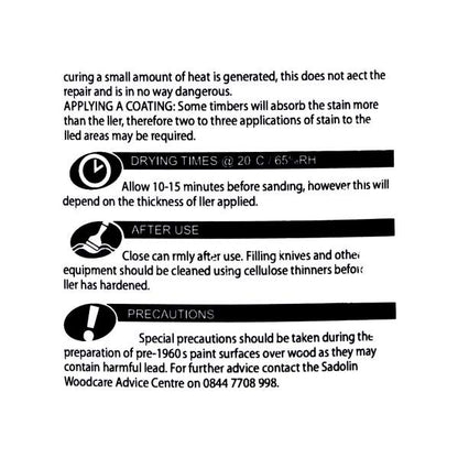 Sadolin Stainable Woodfiller Natural Wood 350ml