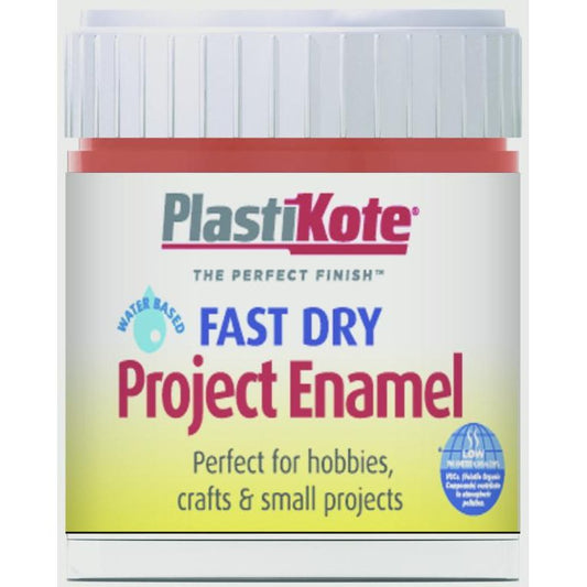 PlastiKote Fast Dry Enamel Brush On Insignia Red - 59ml Bottle