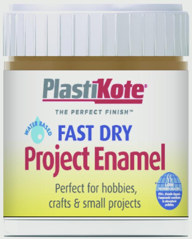 PlastiKote Fast Dry Enamel Brush On Nut Brown - 59ml Bottle