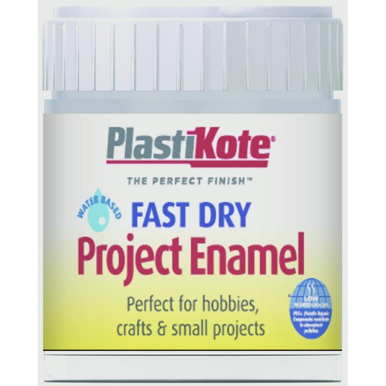 PlastiKote Fast Dry Enamel Brush On Chrome - 59ml Bottle