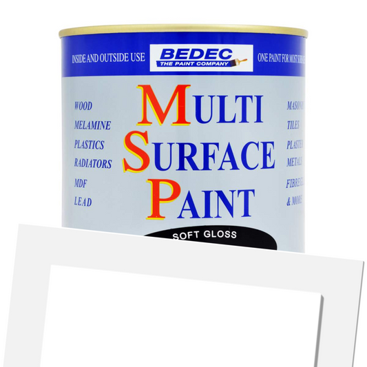 Bedec Multi-Surface Paint Soft Satin Oxford Blue 750ML