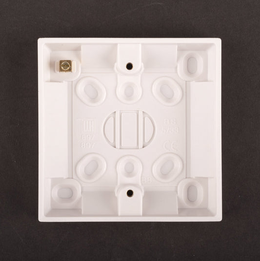 Caja de plástico Dencon de 16 mm para interruptores