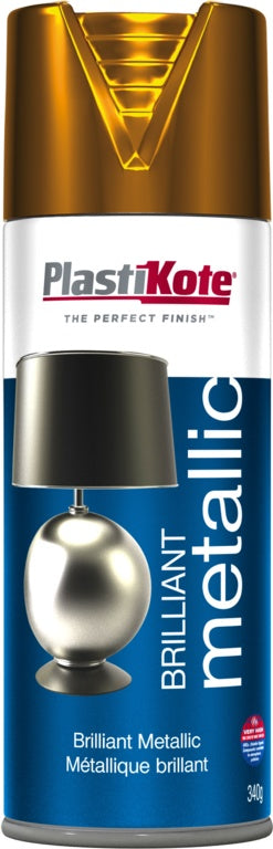 PlastiKote Brilliant Metallic 400ml Aerosol