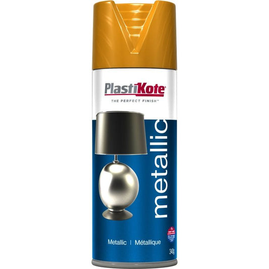 PlastiKote Metallic Paint 400ml Brass