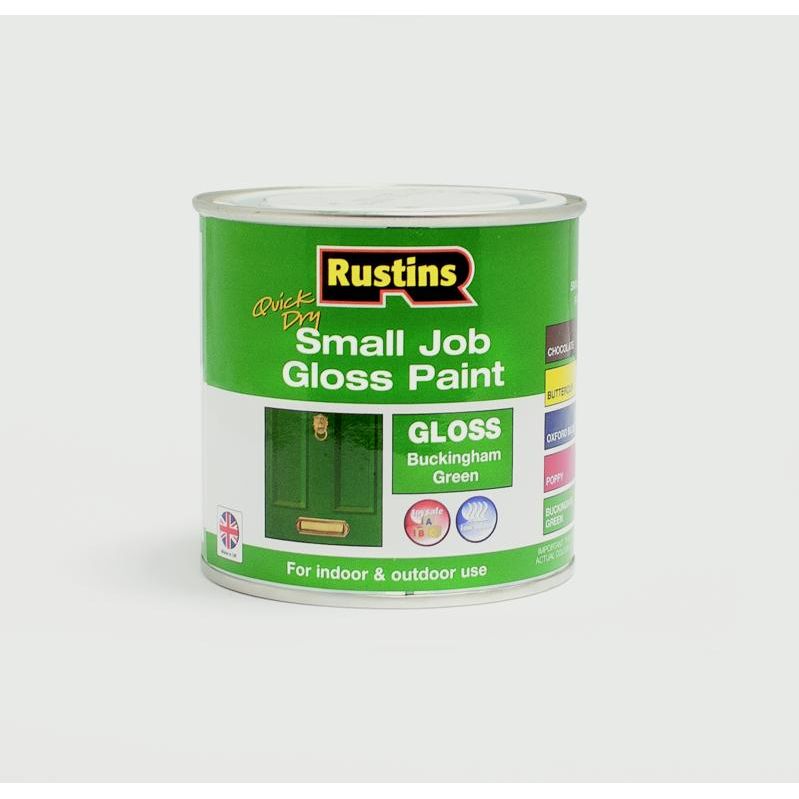 Rustins Brillo para trabajos pequeños de secado rápido 250 ml Verde Buckingham