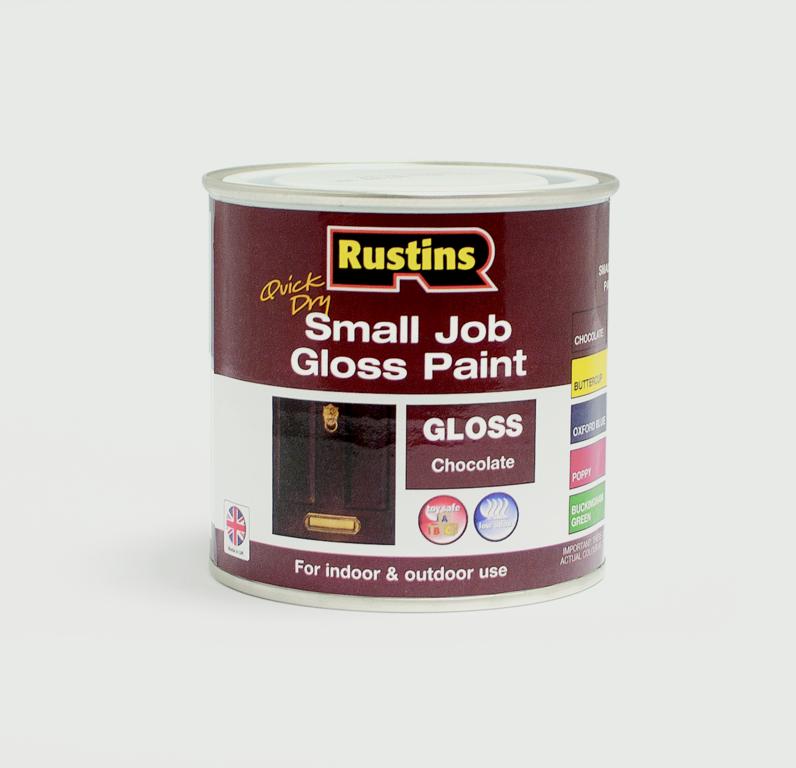 Rustins Quick Dry Small Job Gloss 250 ml Chocolat