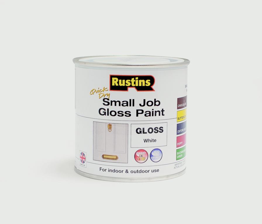 Rustins Brillo para trabajos pequeños de secado rápido 250 ml Blanco