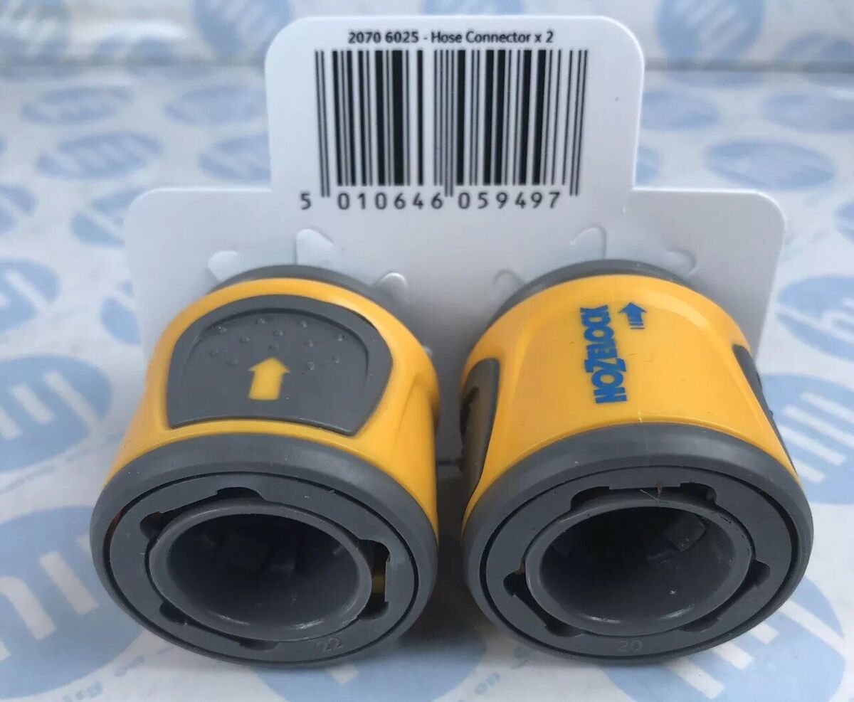 Hozelock Hose End Connector Twin Pack