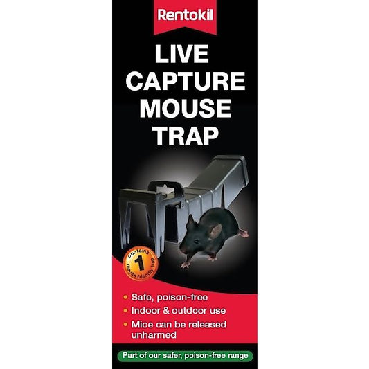 Rentokil Live Capture Mouse Trap Boxed