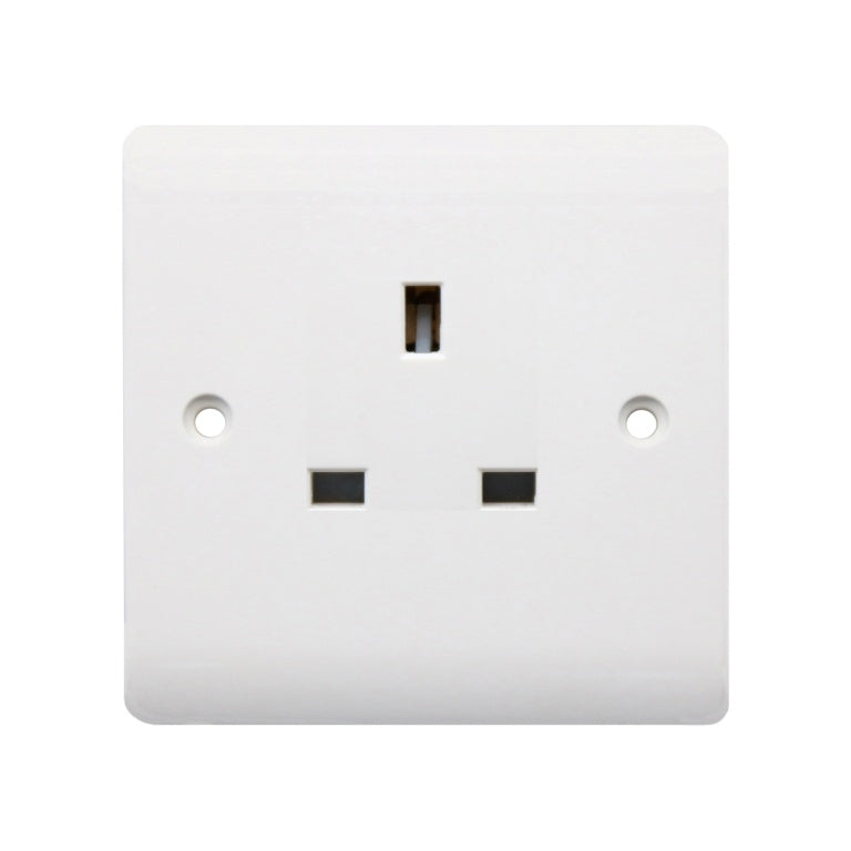 Securlec Square 1 Gang Socket