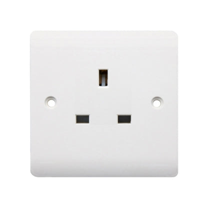 Securlec Square 1 Gang Socket