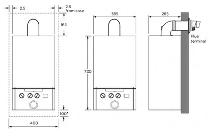 IDEAL Exclusive Combi Boiler &amp; Clock 30kW