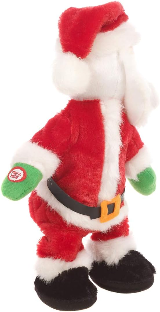 Global Gizmos Singing And Dancing Plush Santa