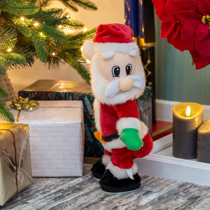 Global Gizmos Singing And Dancing Plush Santa
