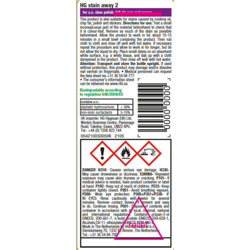 HG Stain Away No.2 Marker Pens Grease