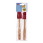 Tala Silicone Headed Spatulas/Wooden Handles (Set of 2)
