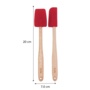 Tala Silicone Headed Spatulas/Wooden Handles (Set of 2)