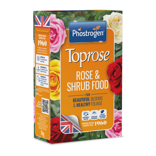Toprose Rose & Shrub Feed 1kg Carton