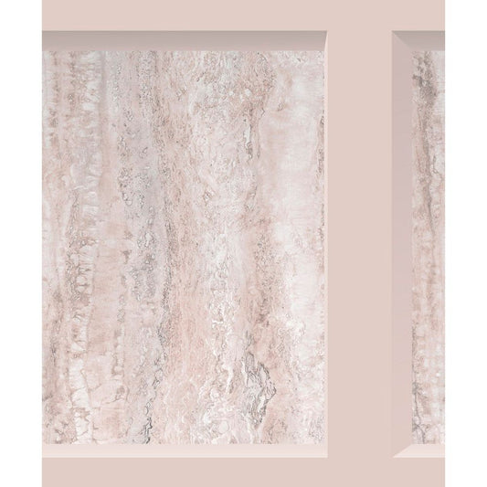 Muriva Eterna Marble Panel Blush Wallpaper (186503)